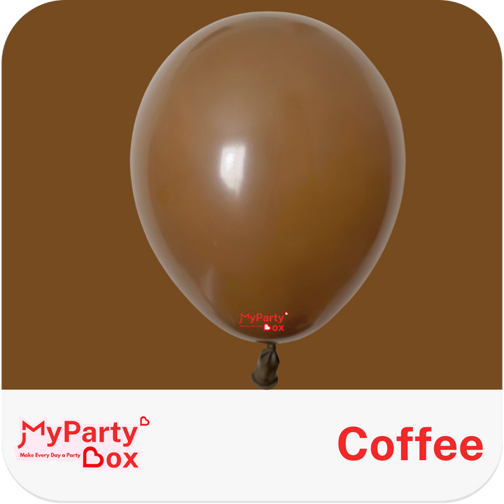 Sempertex Coffee Latex Balloon Color Chart
