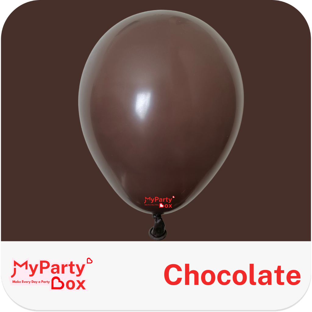 Sempertex Chocolate Latex Balloon Color Chart