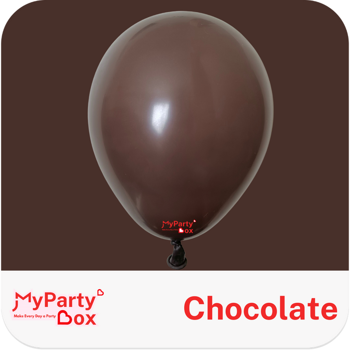 Sempertex Chocolate Latex Balloon Color Chart