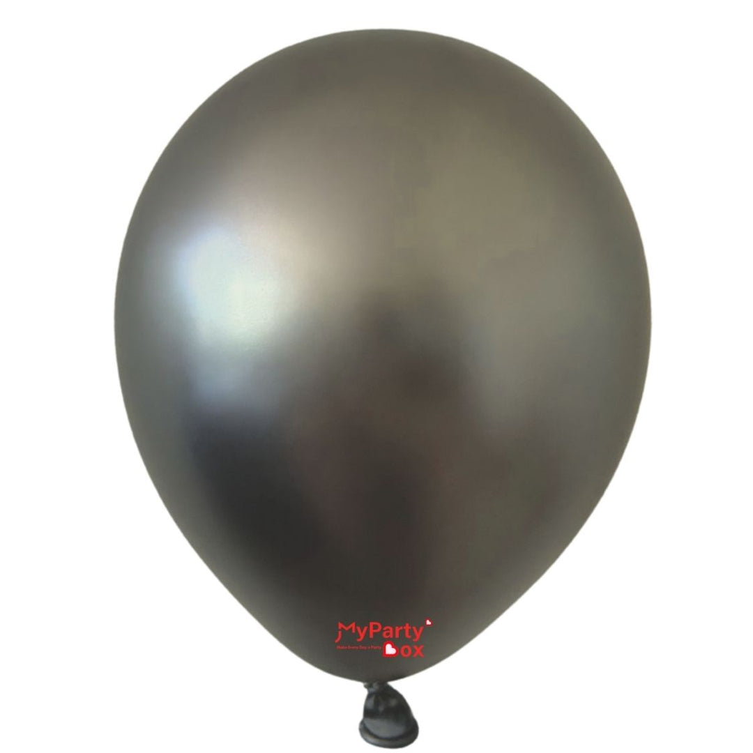 Sempertex Silk Midnight Grey Latex Balloon large Size 18"(45cm)