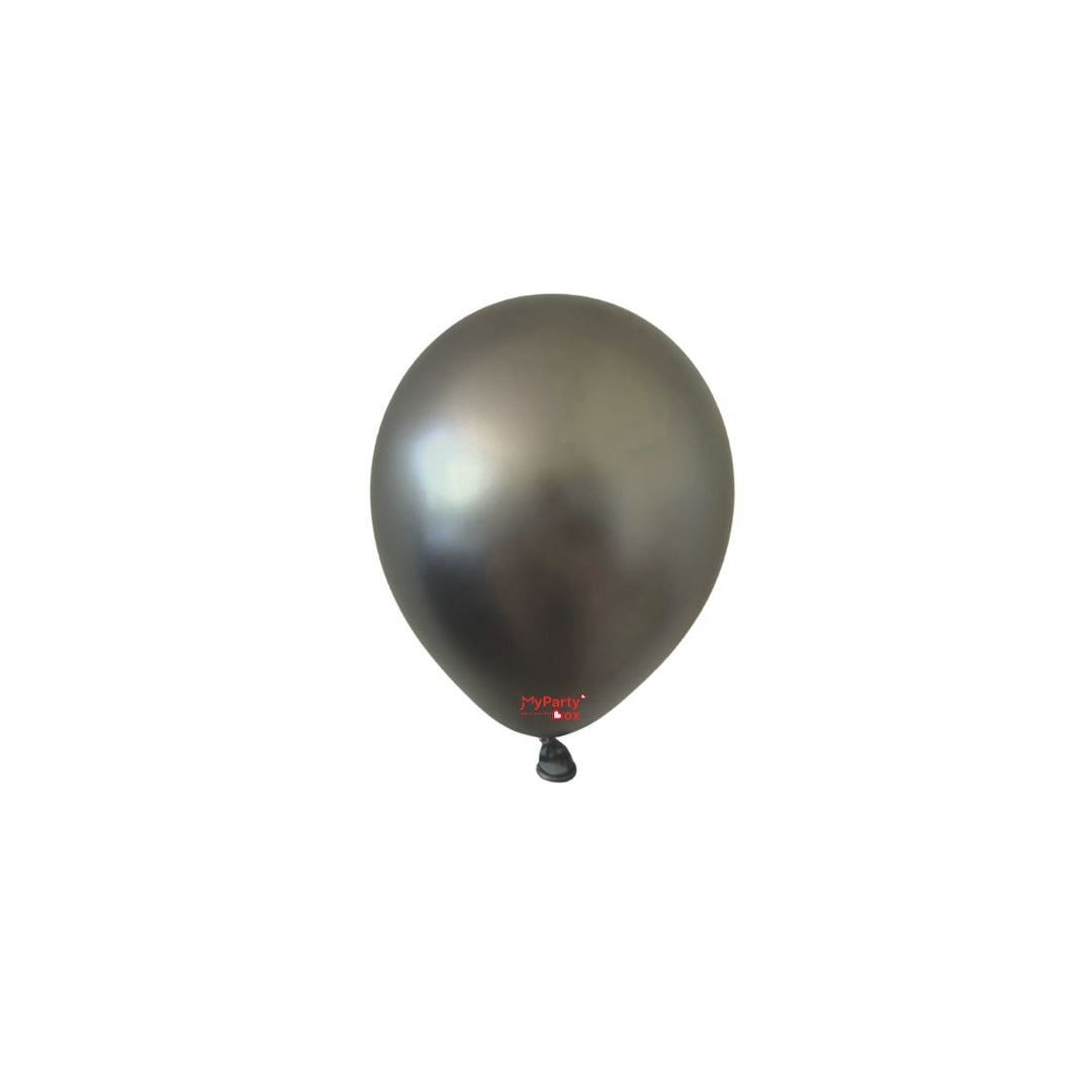 Sempertex Silk Midnight Grey Latex Balloon Mini Size 5"(12cm)