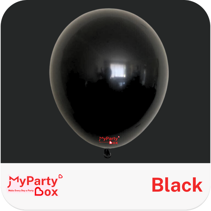 Sempertex Black Latex Balloon Color Chart