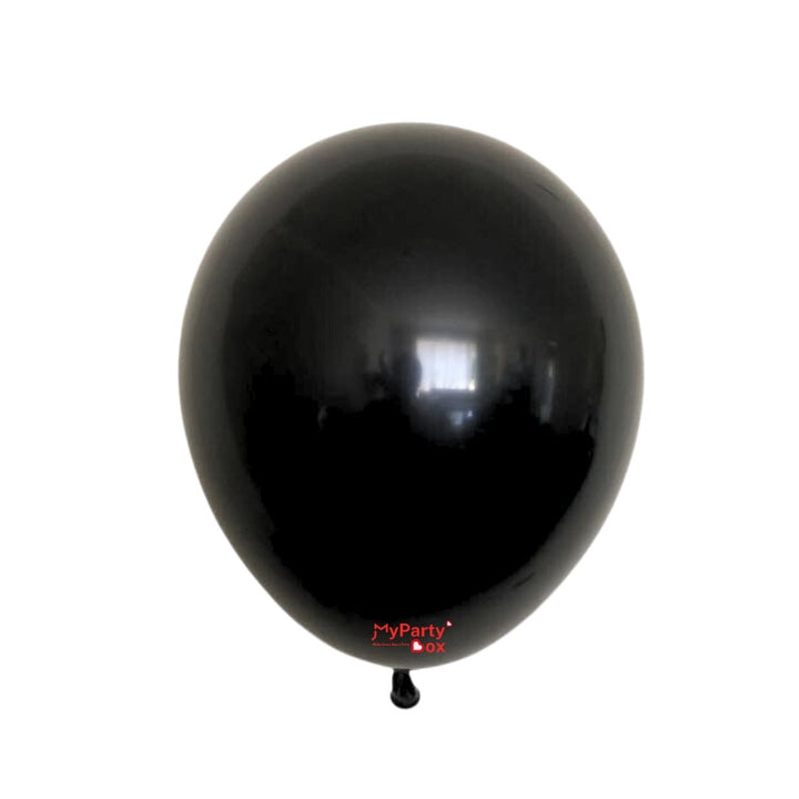 Sempertex Black Latex Balloon Regular Size 12"(30cm)