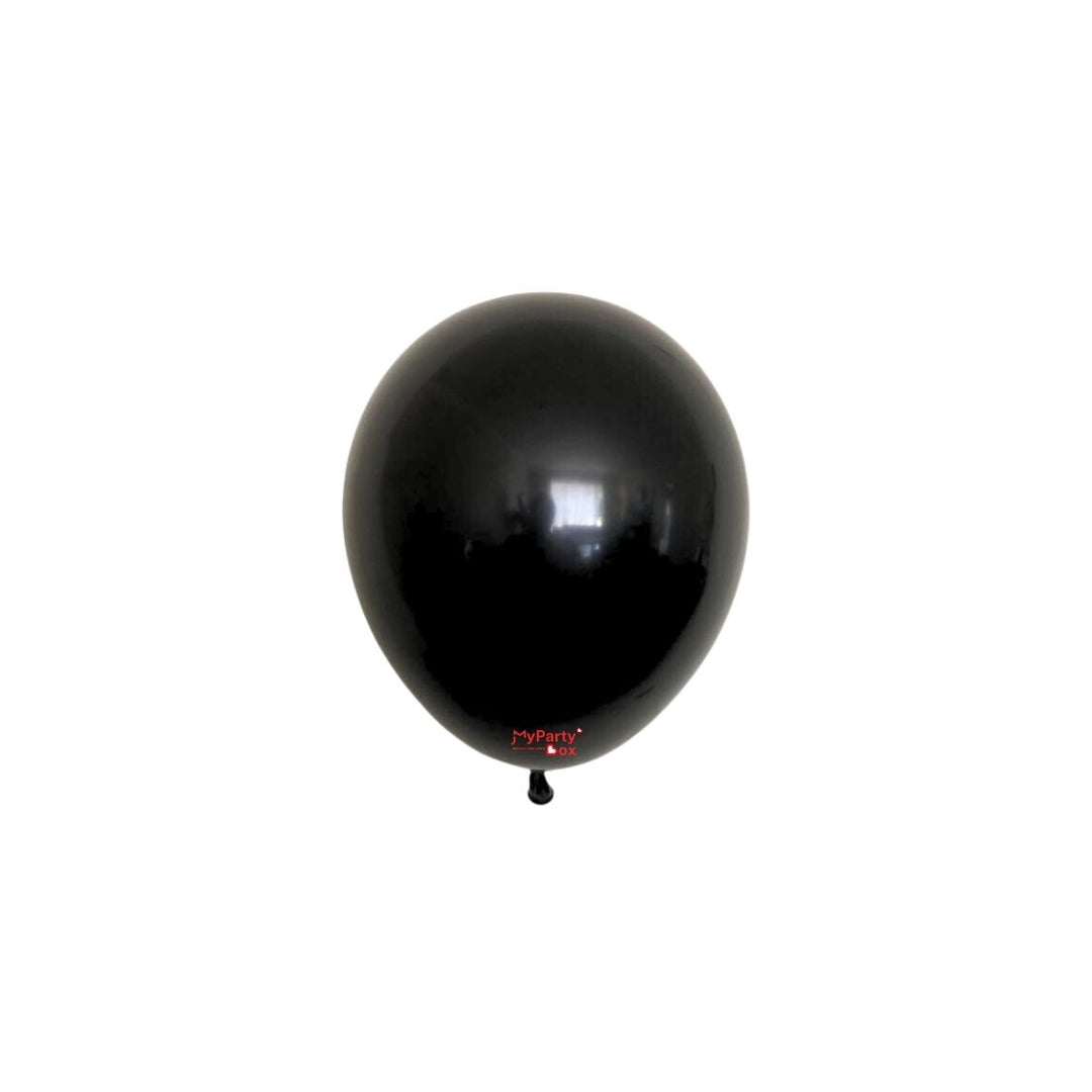 Sempertex Black Latex Balloon Mini Size 5"(12cm)