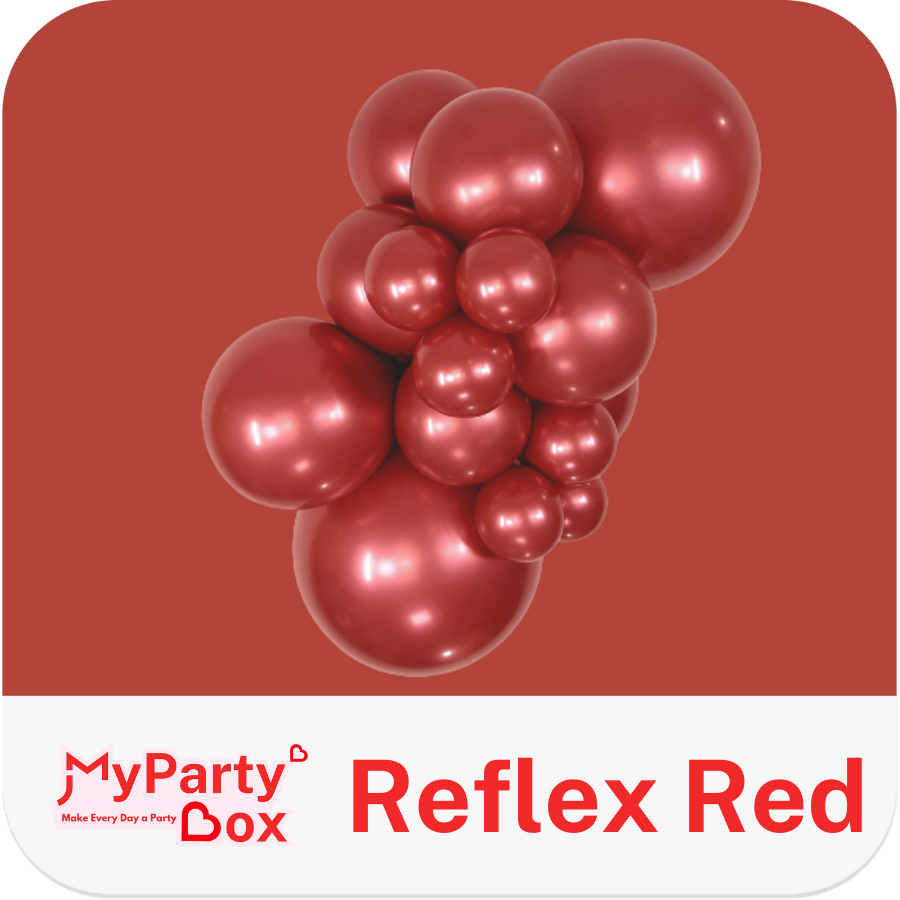 Sempertex Reflex Red Latex Balloon Cluster