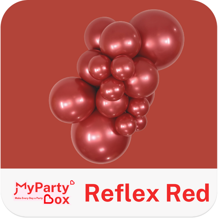 Sempertex Reflex Red Latex Balloon Cluster