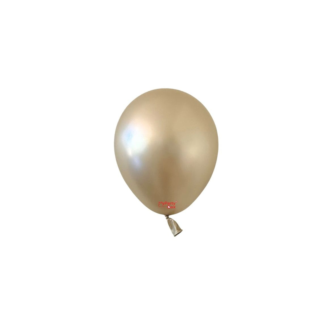 Sempertex Silk Gold Dust Latex Balloon mini Size 5"(12cm)