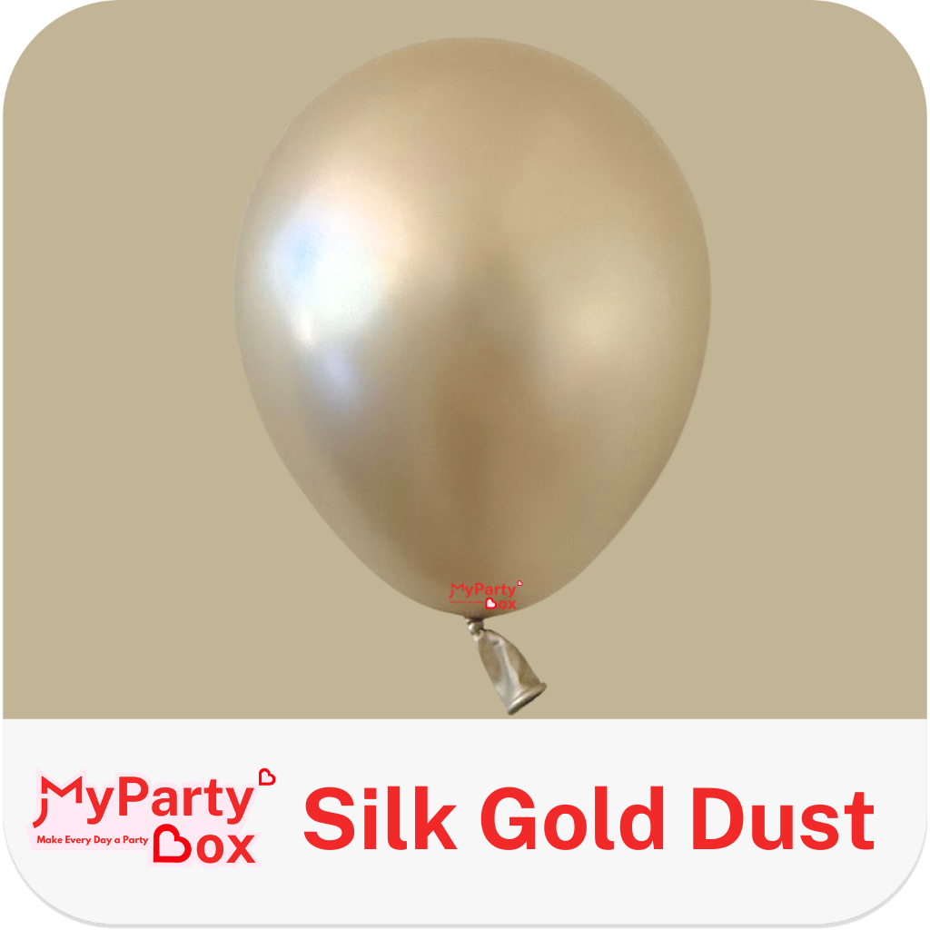 Sempertex Silk Gold Dust Latex Balloon Color Chart