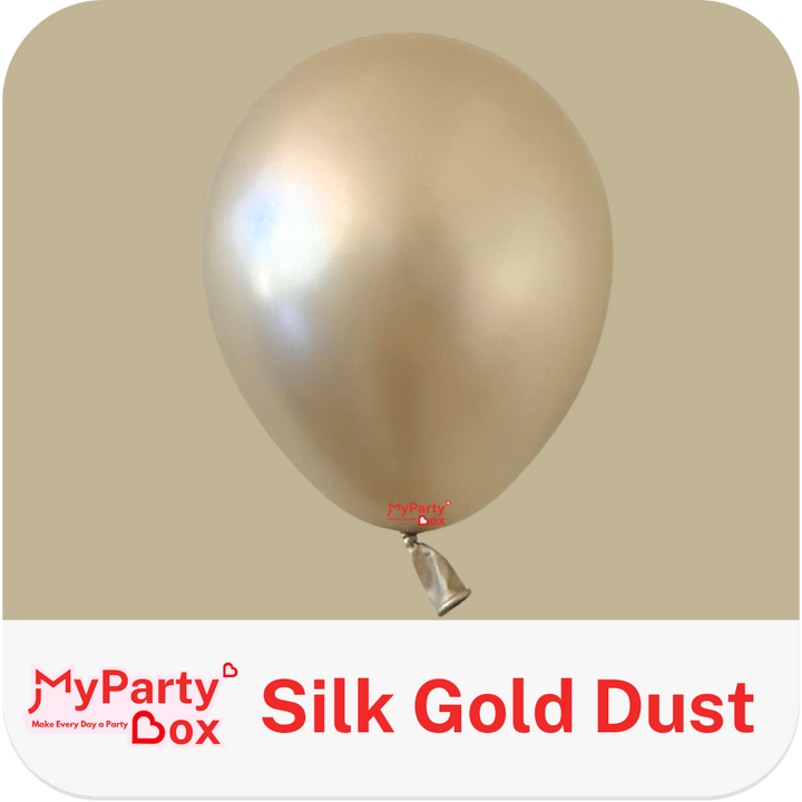 Sempertex Silk Gold Dust Latex Balloon Color Chart
