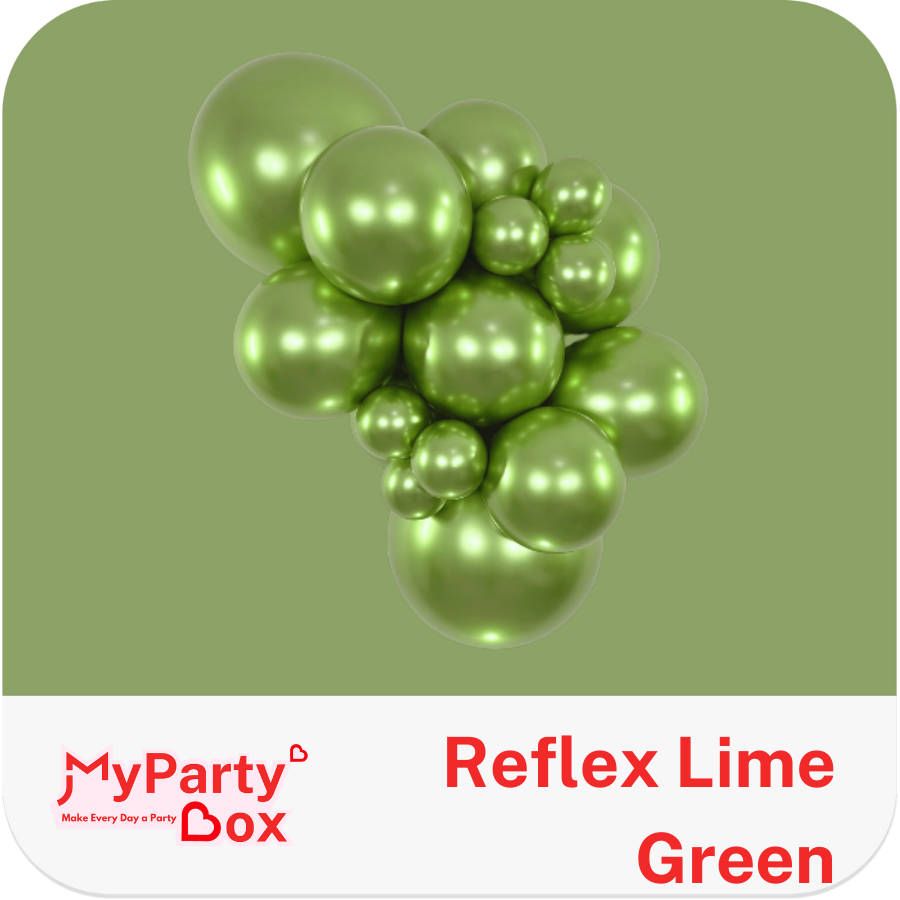 Sempertex Reflex Lime Green Latex Balloon Cluster