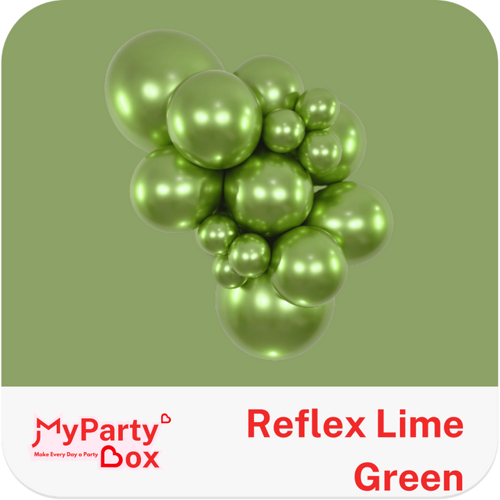 Sempertex Reflex Lime Green Latex Balloon Cluster