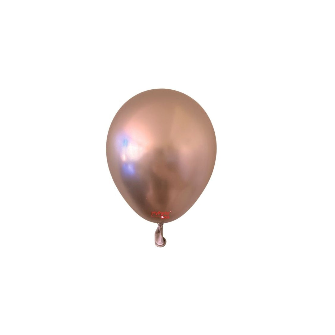 Kalisan Mirror Rose Gold Latex Balloon Mini Size 5"(12cm)