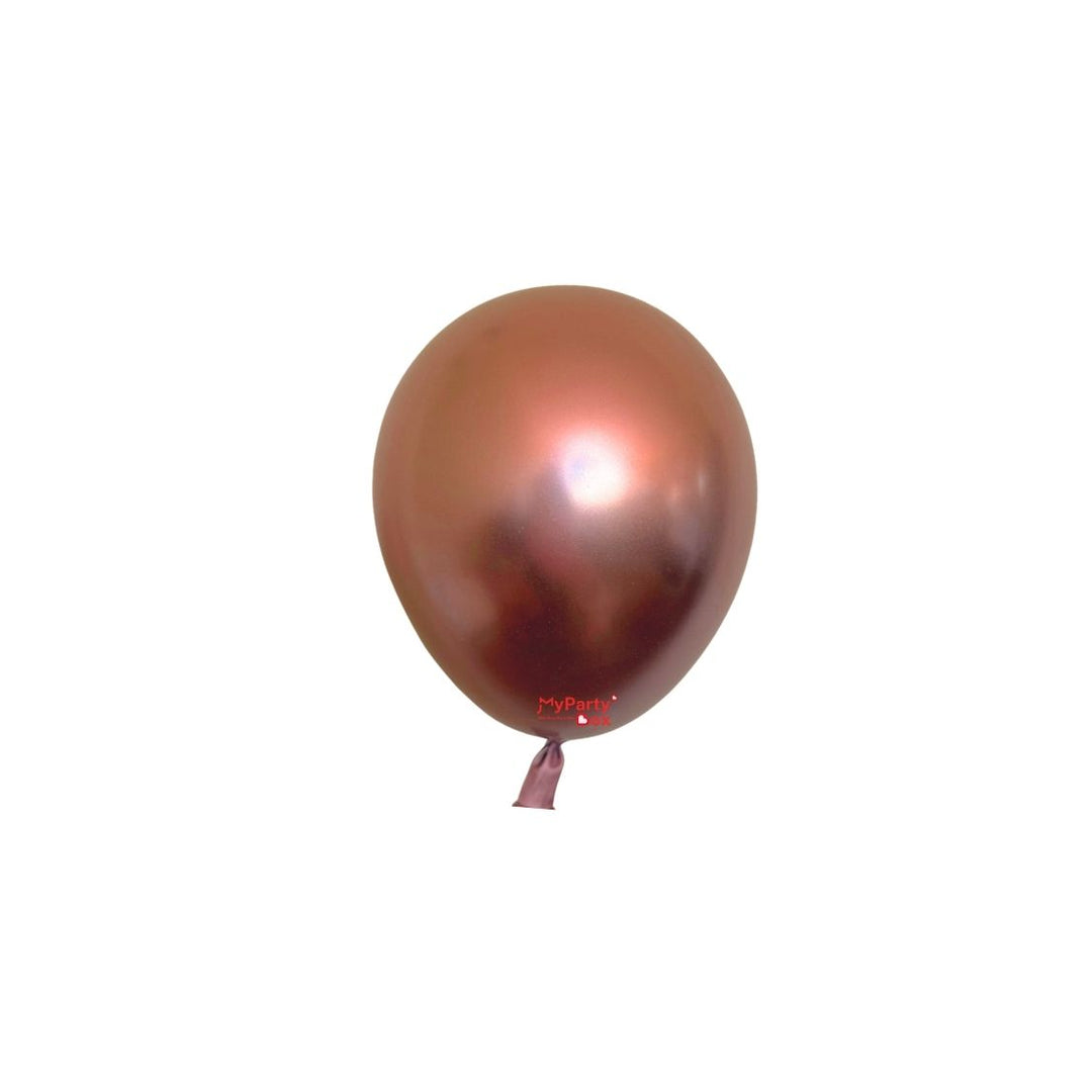 Sempertex Reflex Rose Gold Latex Balloon Mini Size 5"(12cm)