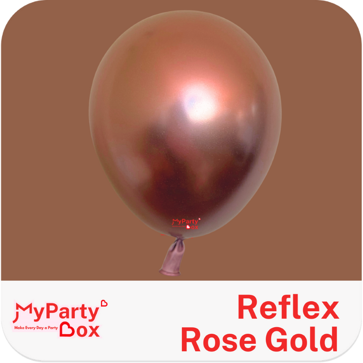 Sempertex Reflex Rose Gold Latex Balloon  Color Chart