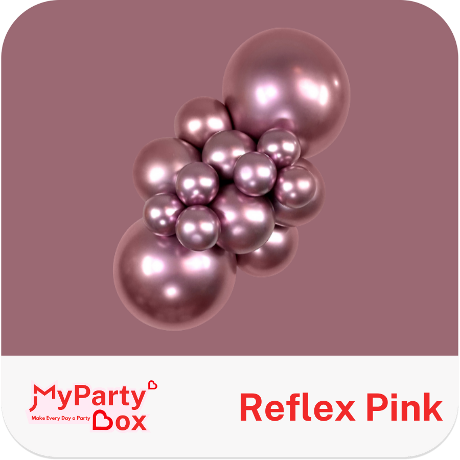 Sempertex Reflex Pink Latex Balloon Cluster