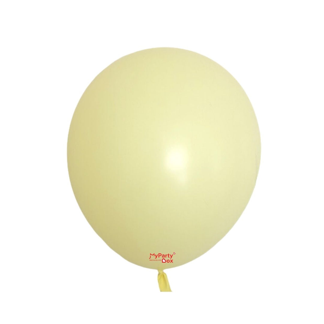 Sempertex Pastel Yellow Latex Balloon Regular Size 12"(30cm)