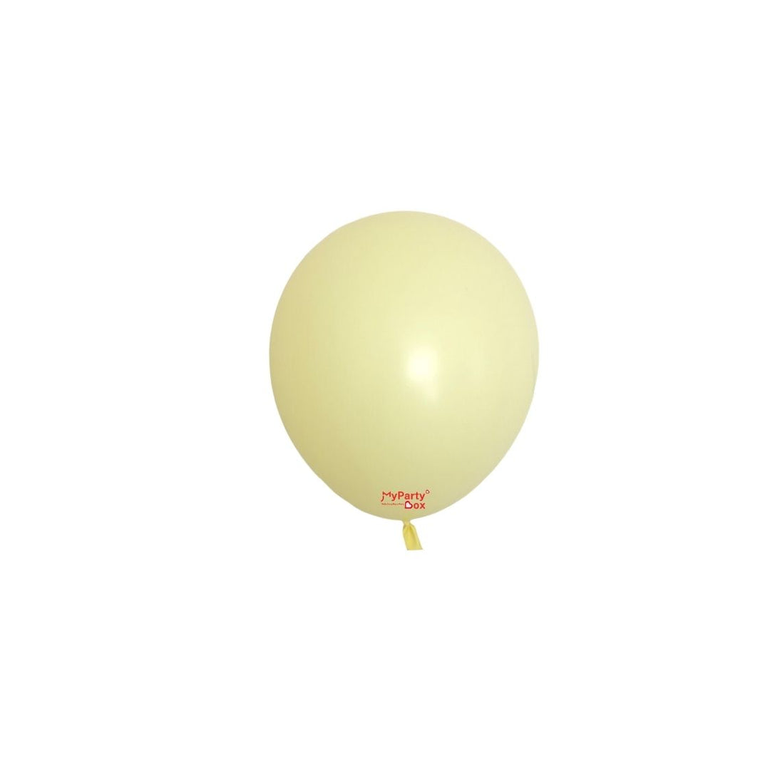 Sempertex Pastel Yellow Latex Balloon Mini Size 5"(12cm)