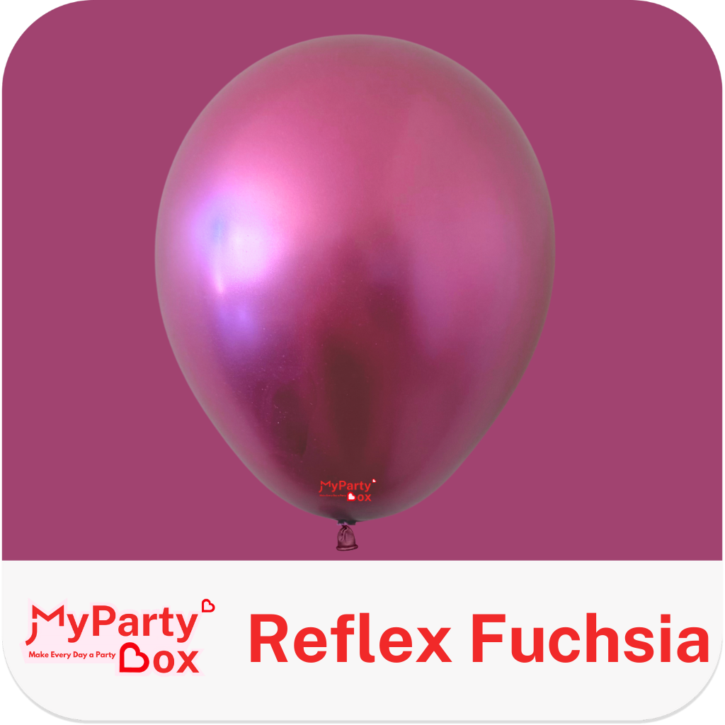 Sempertex Reflex Fuchsia Latex Balloon Color Chart