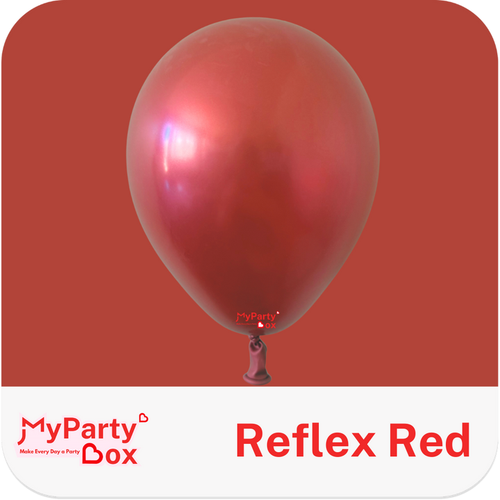 Sempertex Reflex Red Latex Balloon Color Chart