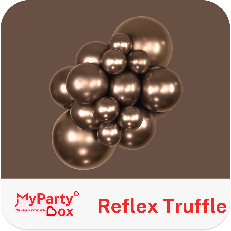 Sempertex Reflex Truffle Latex Balloon Cluster