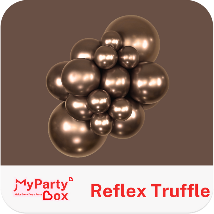 Sempertex Reflex Truffle Latex Balloon Cluster