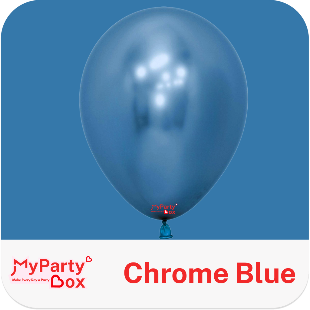 Sempertex Reflex Blue Latex Balloon Color Chart