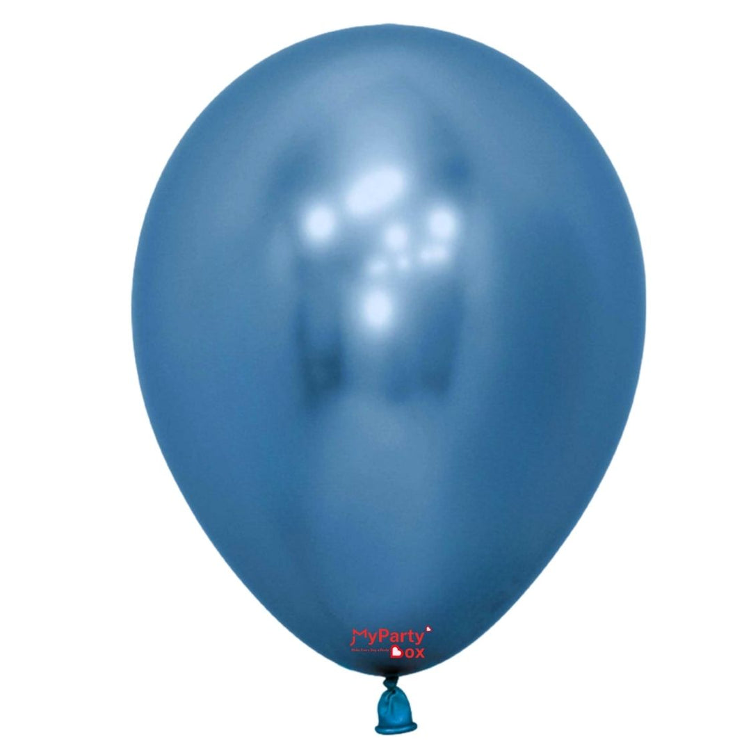 Sempertex Reflex Blue Latex Balloon Large Size 18"(45cm)