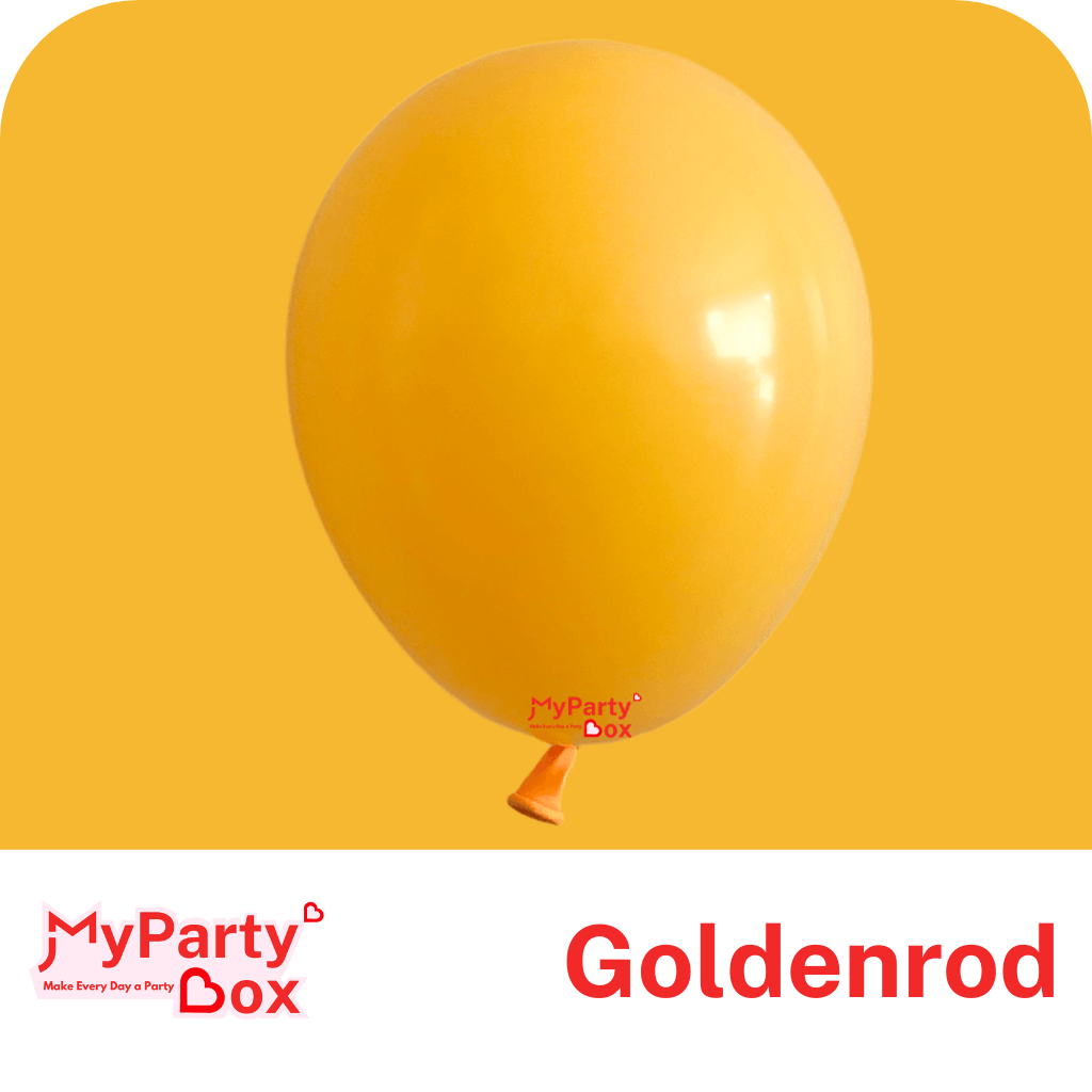11" (28cm) Fashion Goldenrod Latex Balloon