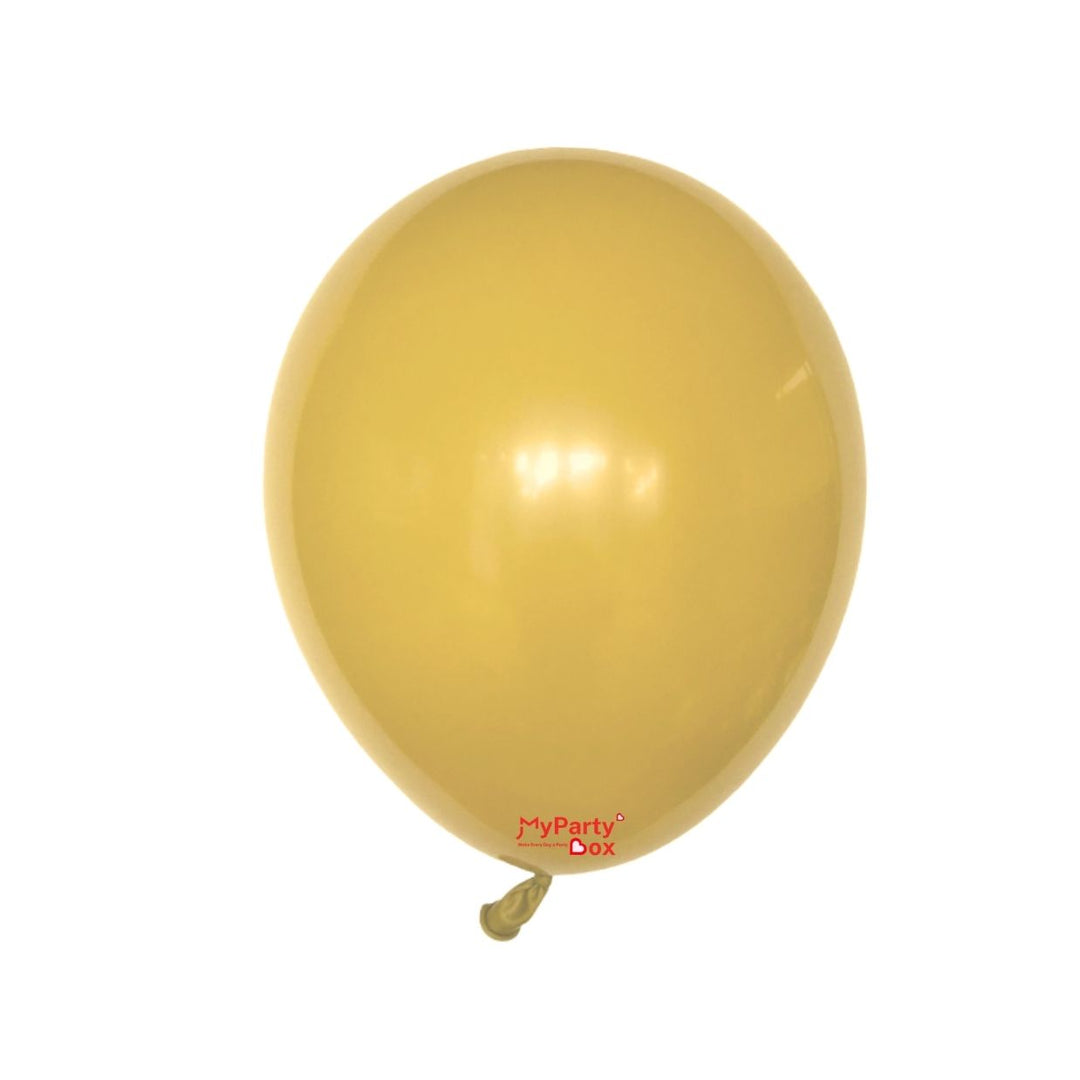 Tuftex Mustard Latex Balloon Regular Size 11"(28cm)
