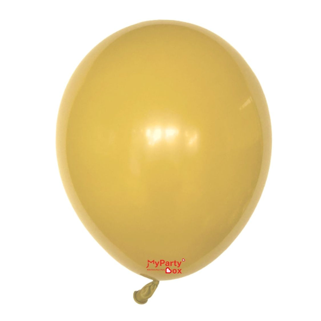 Tuftex Mustard Latex Balloon Large Size 16"(45cm)