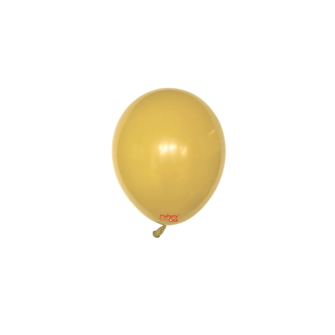 Tuftex Mustard Latex Balloon Mini Size 5"(12cm)