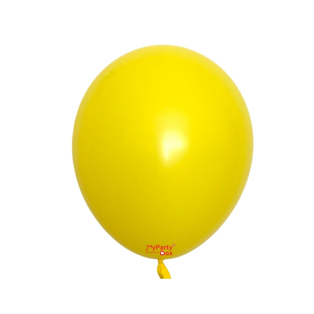Sempertex Yellow Latex Balloon Regular Size 12"(30cm)