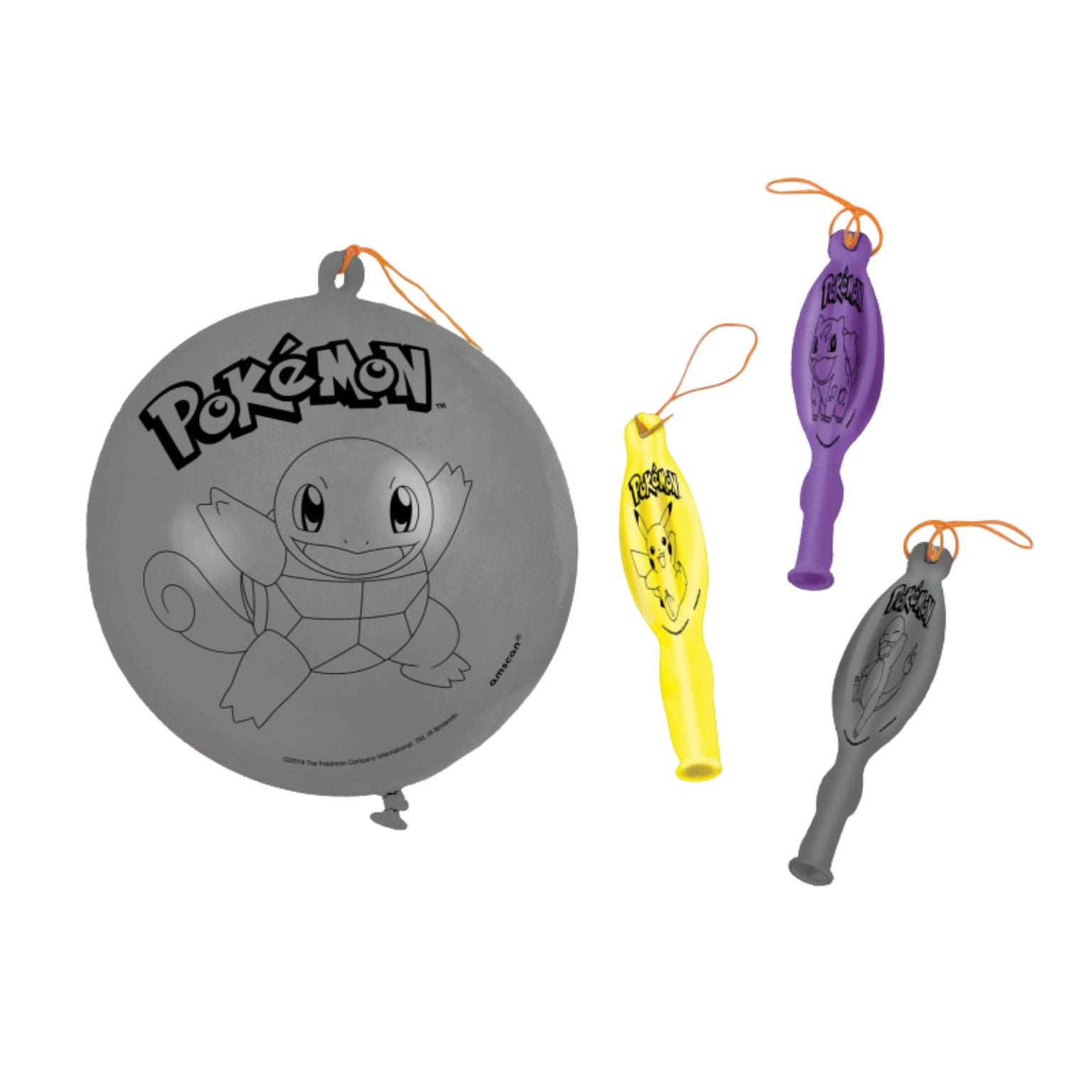 Amscan Pokemon Classic Punch Balloons (PC4)