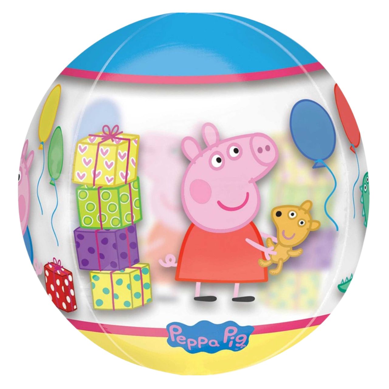 Peppa Pig Clear Orbz Balloon