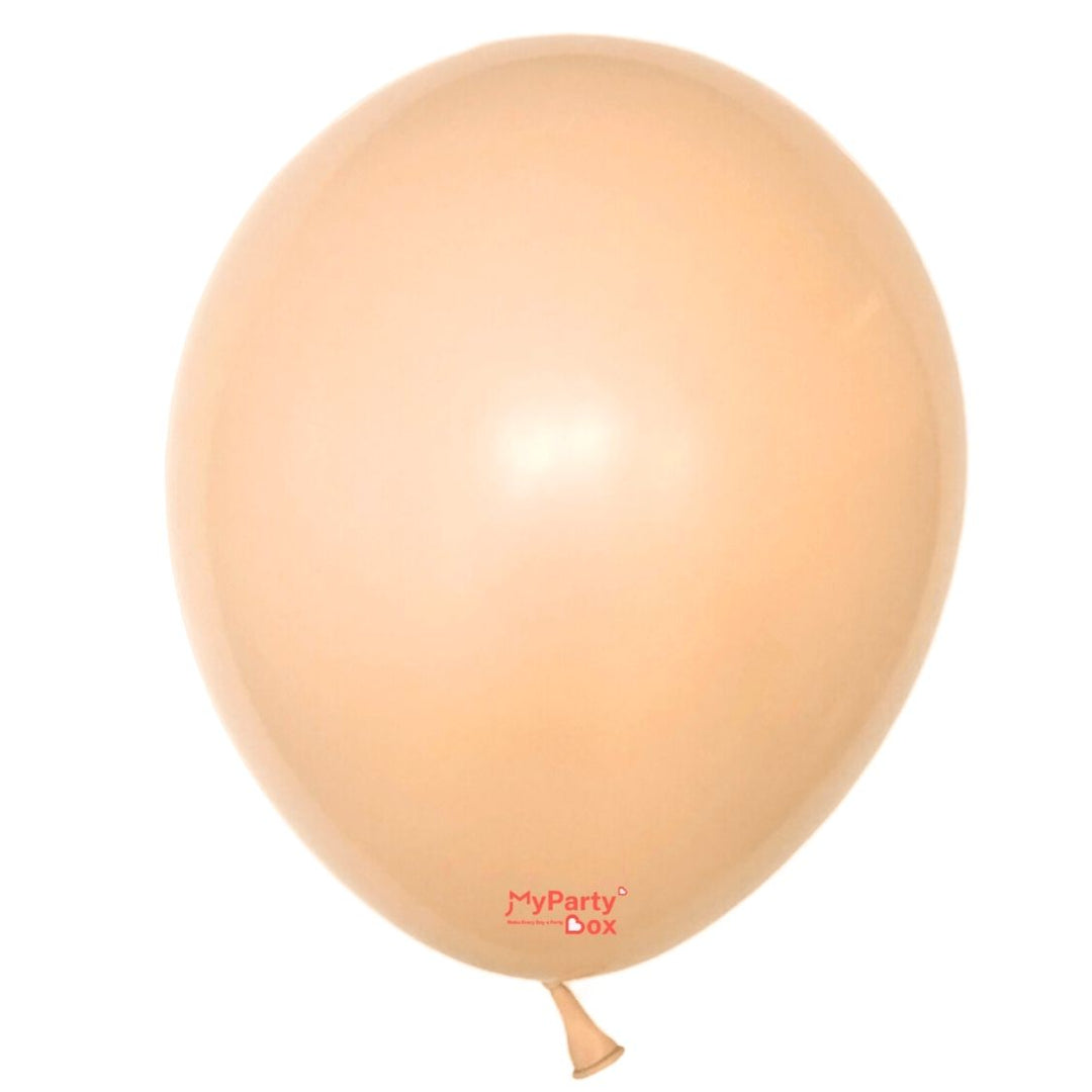 Sempertex Pastel Matte Malibu Peach Latex Balloon Large Size 18"(45cm)