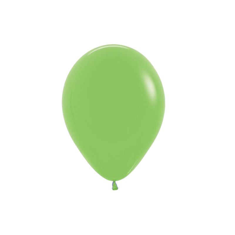 5" (12cm) Fashion Lime Green Mini Latex Balloon