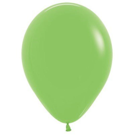 11" (28cm) Fashion Lime Green Latex Balloon