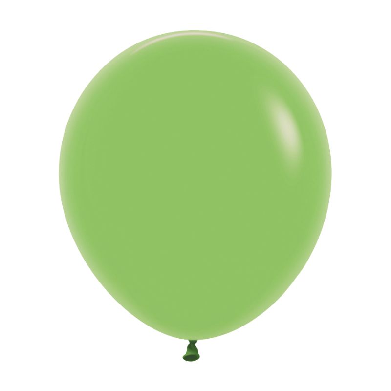 16" (40cm) Fashion Lime Green Latex Balloon