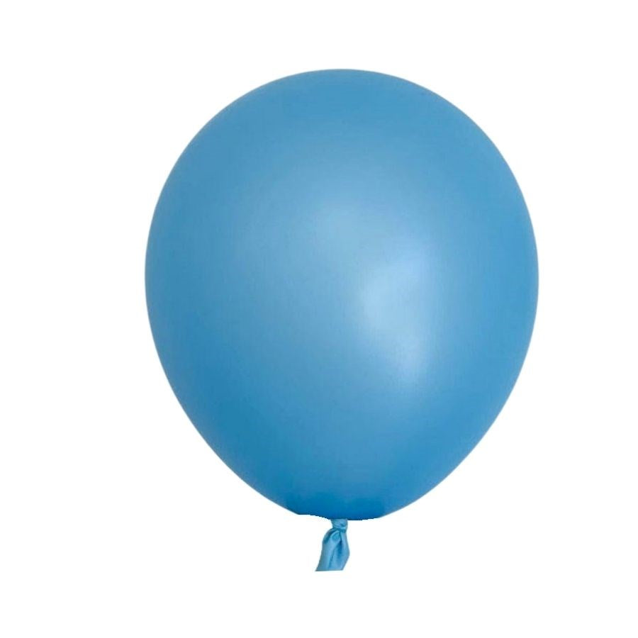 12" (30cm) Neon Blue Regular Latex Balloon