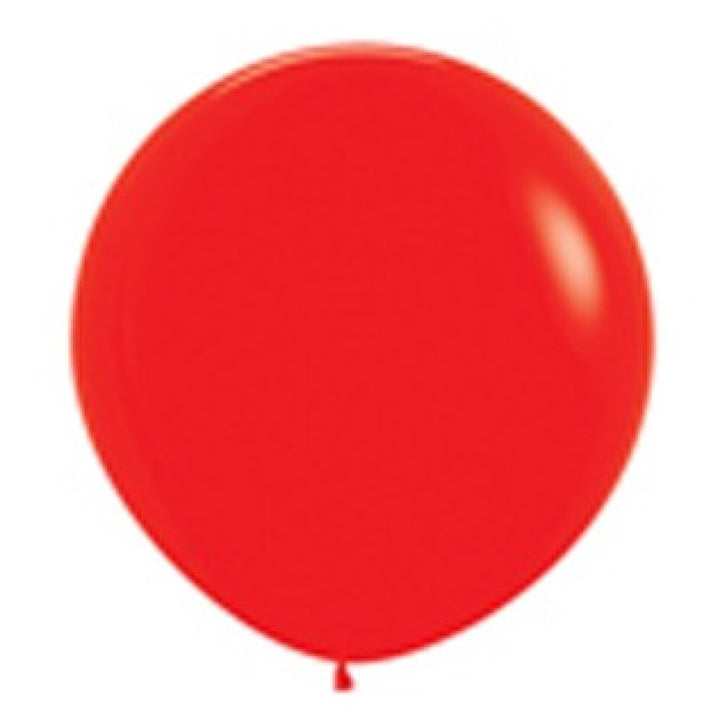 3ft (90cm) Fashion Red Super Jumbo Latex Balloon