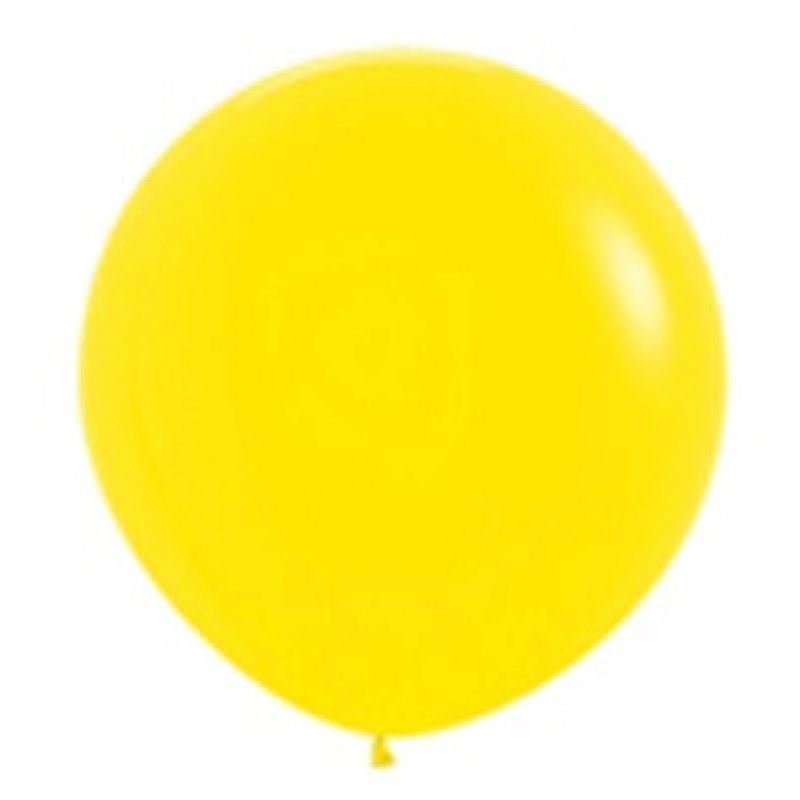 3ft (90cm) Yellow Super Jumbo Latex Balloon