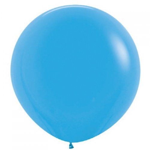 3ft" (90cm) Fashion Blue Super Jumbo Latex Balloon