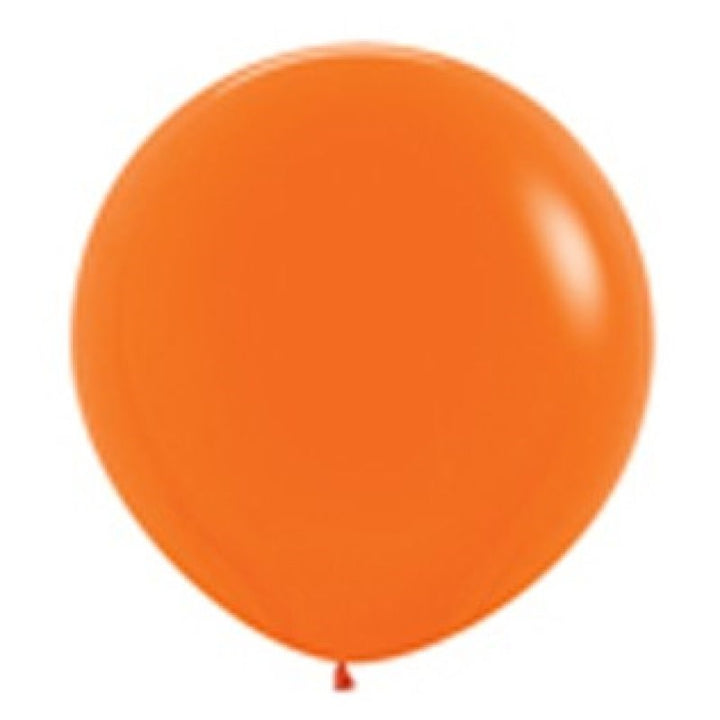 3ft (90cm) Fashion Orange Super Jumbo Latex Balloon