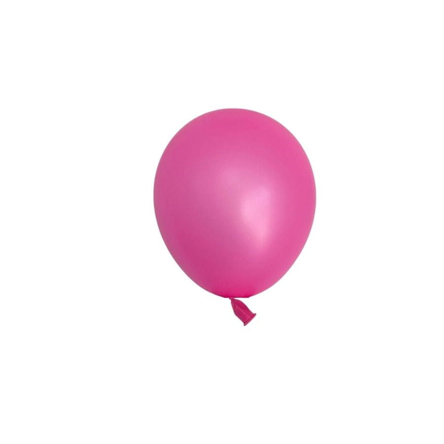 5" (12cm) Neon Fuchsia Mini Latex Balloon