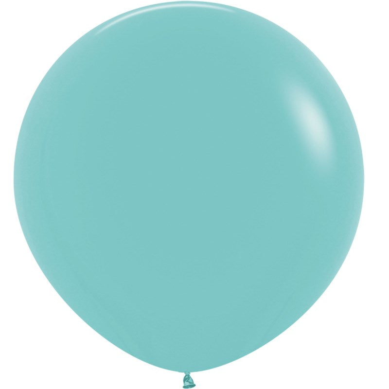 3ft (90cm) Aqua Marine Super Jumbo Latex Balloon