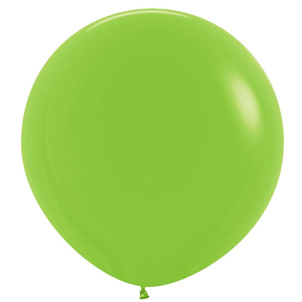 24" (60cm) Fashion Lime Green Jumbo Latex Balloon