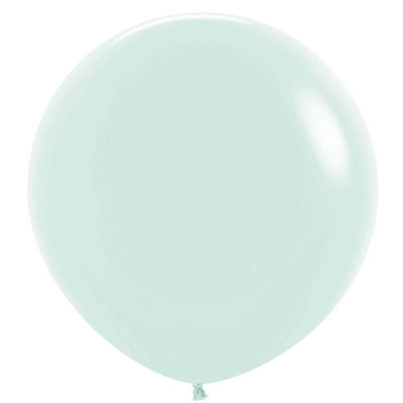 3ft (90cm) Pastel Matte Green Super Jumbo Latex Balloon