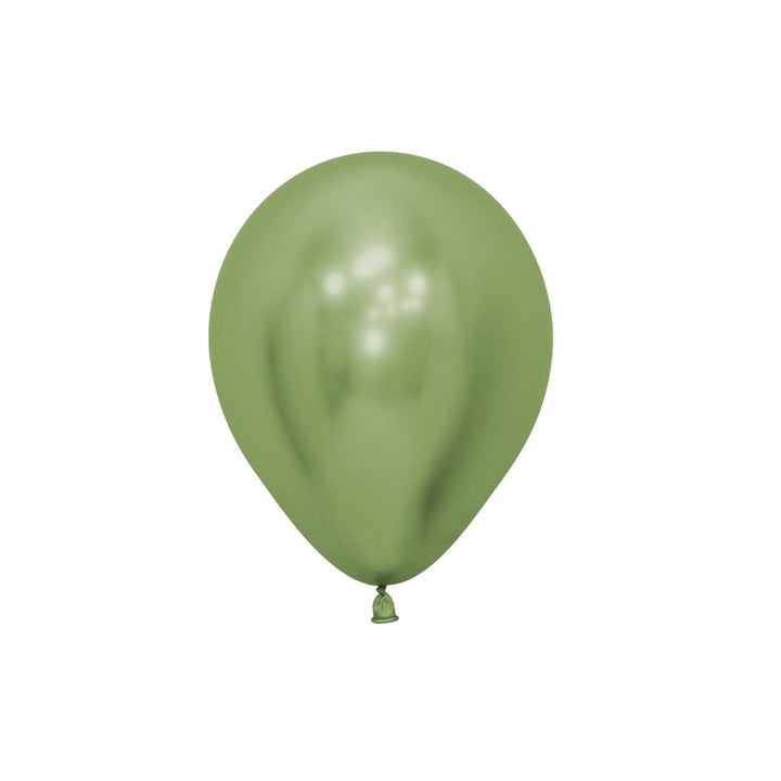 5" (12cm) Reflex Lime Green Mini Latex Balloon