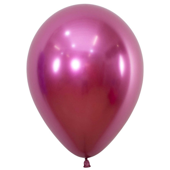 12" (30cm) Reflex Fuchsia Regular Latex Balloon