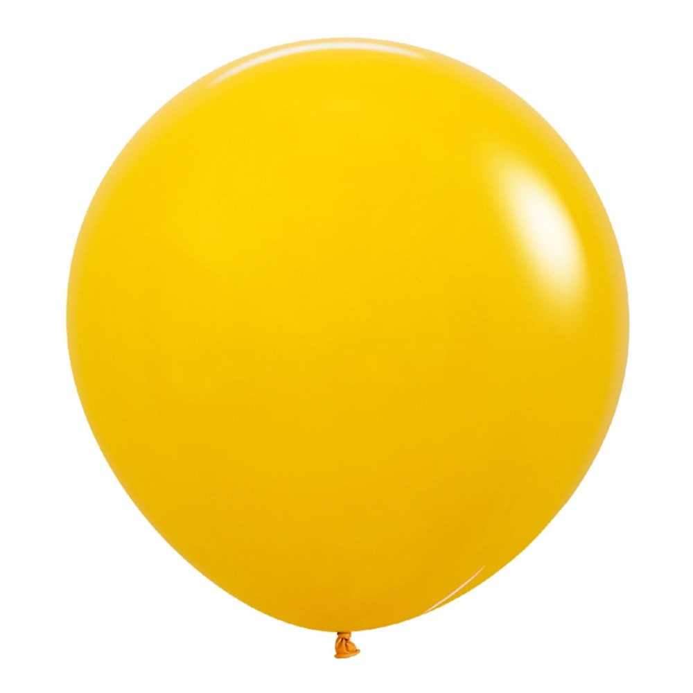 24"(60cm) Honey Yellow Jumbo Latex Balloon